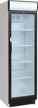 thumbnail of Nordcap Glastürkühlschrank KU 385 G-CP, mit Umluftkühlung, Glastür mit Griff und Werbedisplay