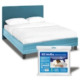 thumbnail of 15 Parures de Draps et Taies d'Oreiller Jetables Pour Lit Double, en Tissu non Tissé Doux, 2 draps 220x240 cm et 2 taies d'Oreiller 60x80 cm