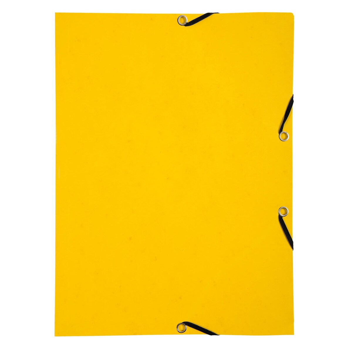 Exacompta 55469E 50x Eckspannmappe A4 aus Karton ohne Klappen - Gelb
