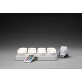 thumbnail of Duni 8er LED Mini Lamp -Set 186495 Multicolor inkl. Fernbedienung und 8er Ladestation (Produktionsdatum 2025)