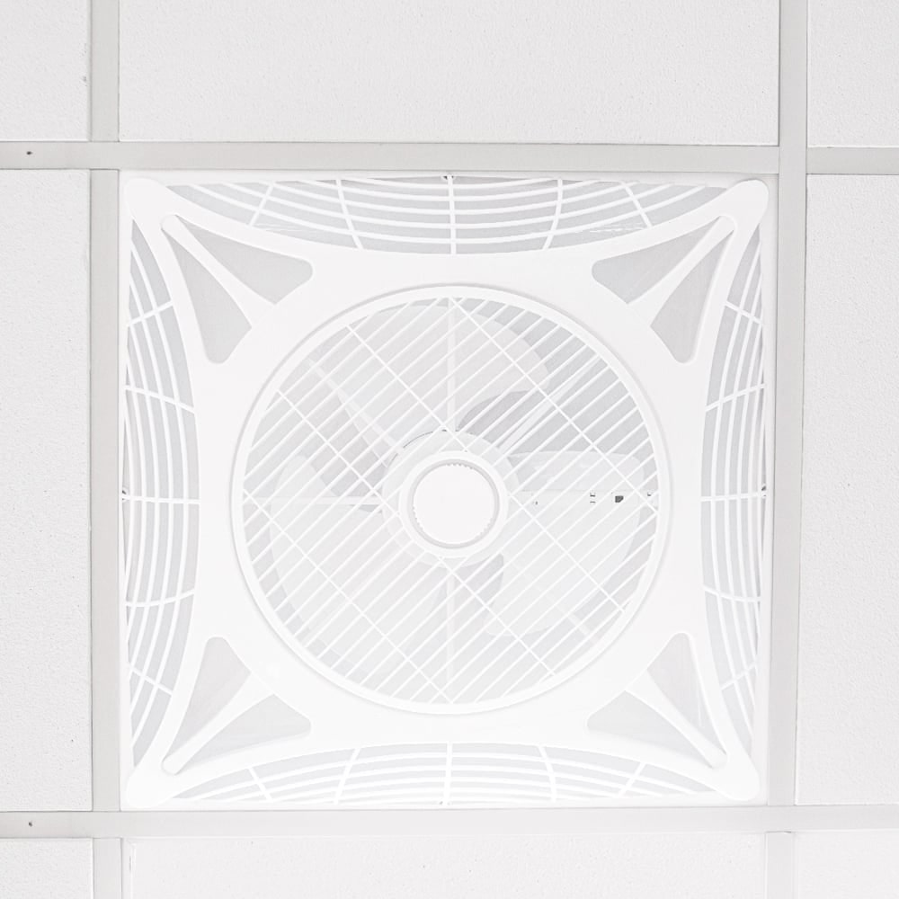 IluminaShop Ventilador de Techo 60X60 68W Armstrong Motor AC + Control Remoto