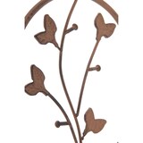 thumbnail of Décoshop26 - Juego de 2 enrejados de jardín para plantas trepadoras 122x35 cm metal marrón envejecido 10_0003825