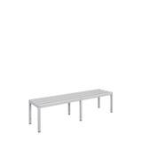 thumbnail of Sitzbank Umkleidebank Umkleidesitzbank 40 x 150 x 40  RAL 7035 Lichtgrau 801120