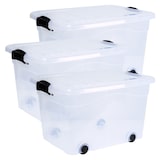 thumbnail of Aufbewahrungsbox Anzio 20 l 3er Set mit Rollen