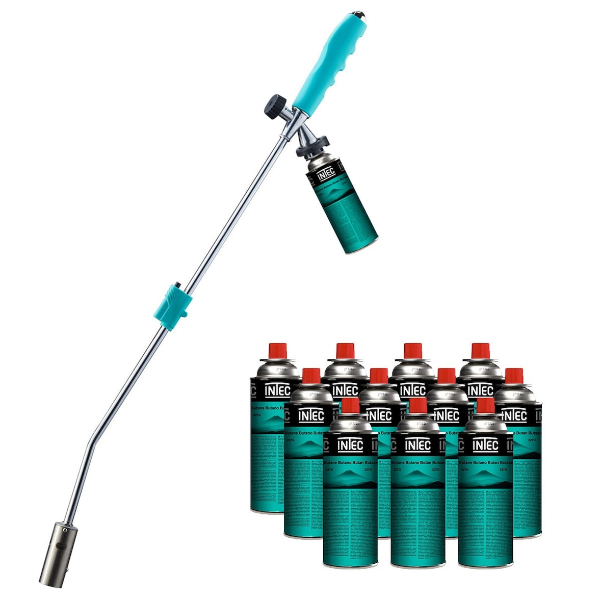 Désherbeur thermique Brule Herbes + 12 Cartouches de gaz 227gr KZ GARDEN