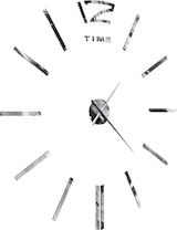 thumbnail of 3D-Wanduhr Modernes Design 100 cm XXL Silbern
