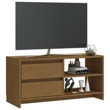 thumbnail of vidaXL TV-Schrank Honigbraun 80x31x39 cm Massivholz Kiefer