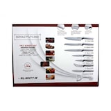 thumbnail of Ensemble de couteaux à revêtement antiadhésif 7 pièces avec éplucheur Blanc Royalty Line RLWHT7W