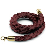 thumbnail of Stark cordone in corda intrecciata CORDAG-R2 di diametro 32 mm e lunghezza 1,5 m di colore rosso scuro  con attacco gold