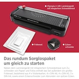 thumbnail of Plastificadora 4 en 1 + regla de corte integrada + juego de láminas de plastificación + redondeador de esquinas