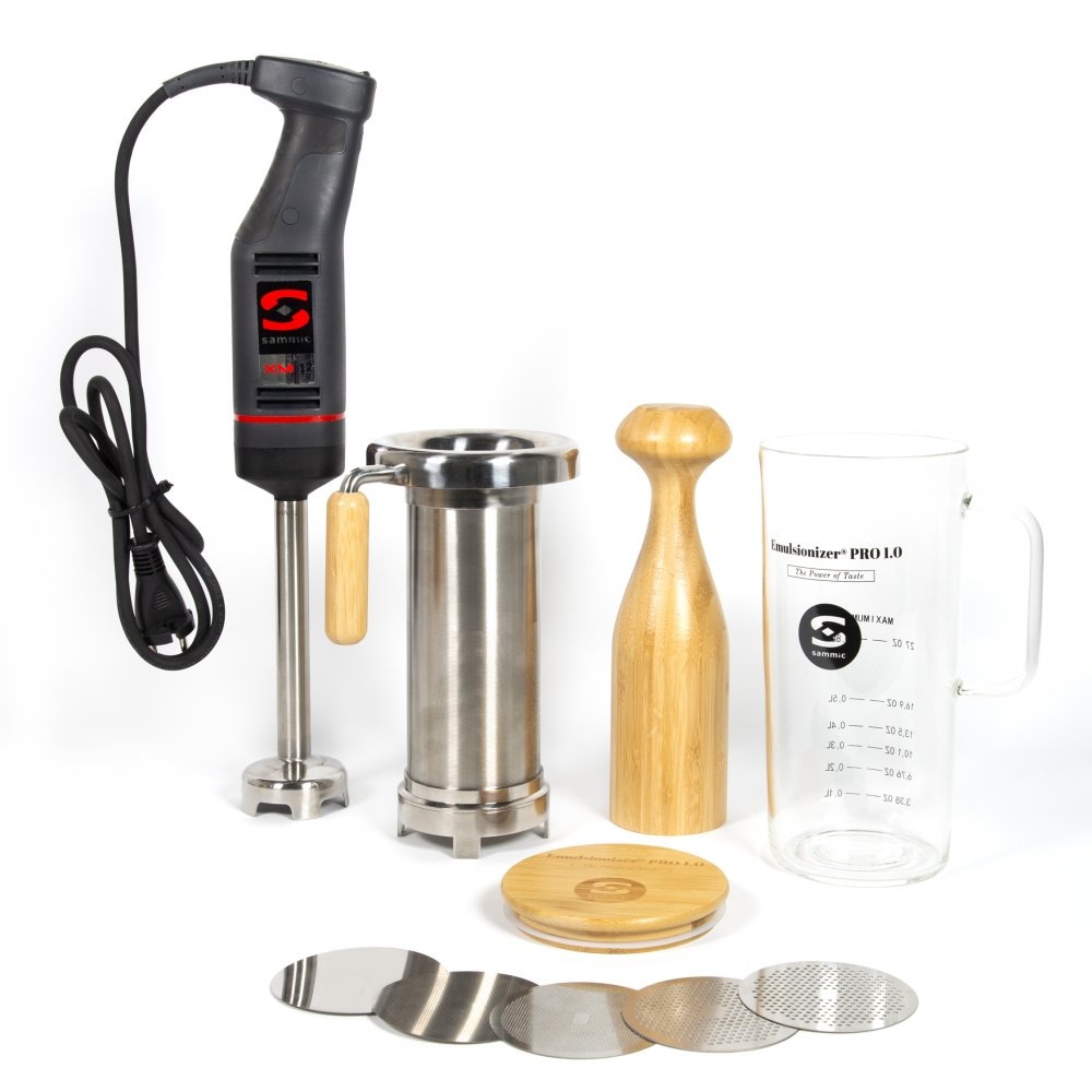SAMMIC Triturador de brazo profesional para 10 l, 240W mod. XM-12 EMZ con Emulsionizer PRO 1,0. Velocidad variable.