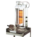 thumbnail of GD2E Gas Gyrosgerät Potis GD2 550x650x920mm komplett mit Fett Thermik Dönergrill