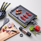 thumbnail of BERGNER - 2000 W XTRA-Grillplatte, 37 x 24,5 cm große Oberfläche und rutschfeste Unterseite