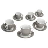 thumbnail of MamboCat 6er Set Variant Grau Kaffeetassen mit Untertassen