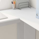 thumbnail of vidaXL Hoekbureau met plank Wit 140 x 113,5 x 75 cm Bewerkt hout