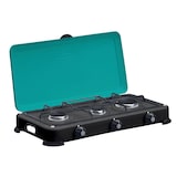 thumbnail of Plaque de cuisson portable 3 feux 4100W Brûleurs + Grille en Fonte amovibles Réchaud gaz Butane ou Propane GOLD III INTEC