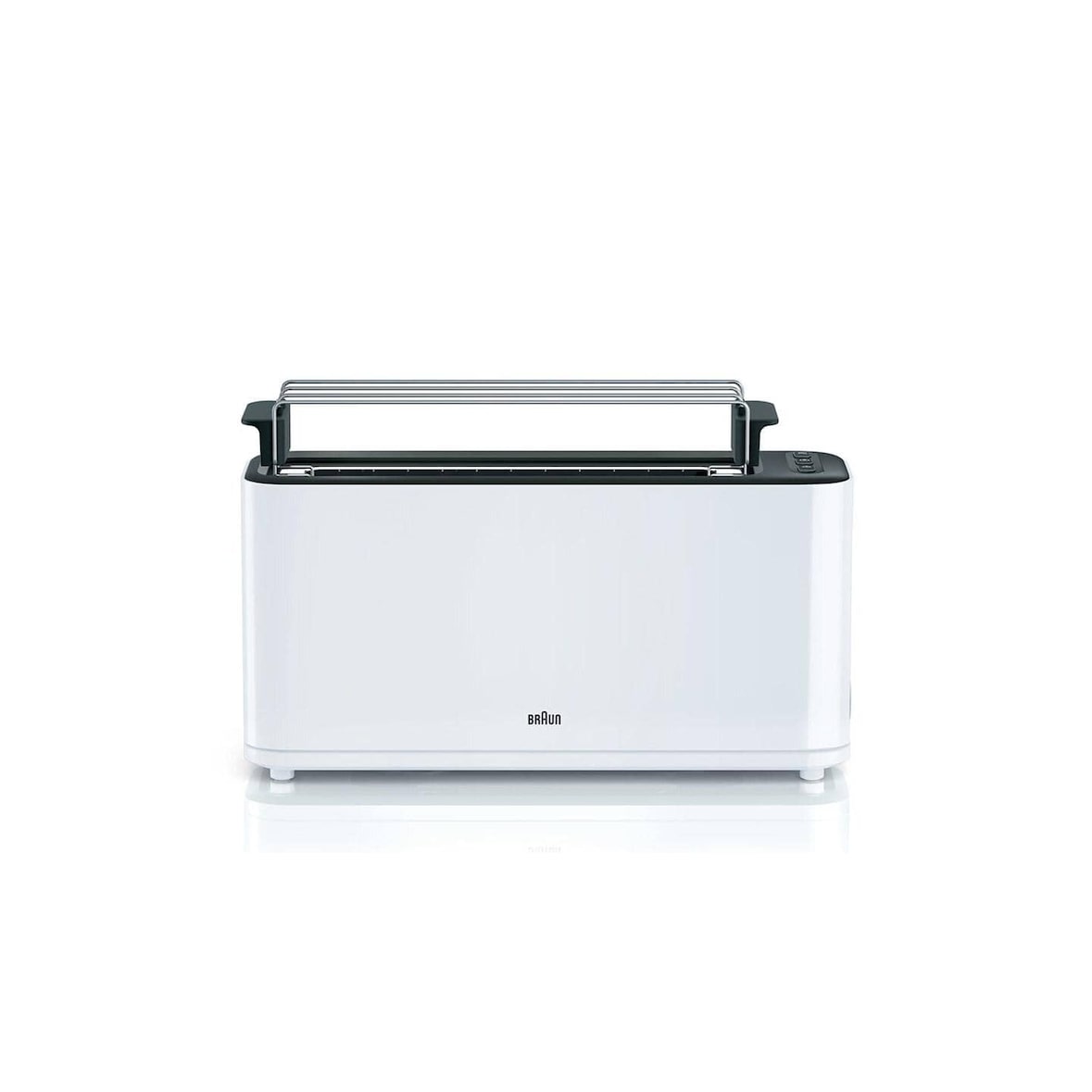 Braun broodrooster met lange sleuf HT 3110.WH