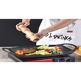 thumbnail of Cheffinger Grillplatte 47cm Aluguss Induktion Bratplatte BBQ Grill braten Plancha