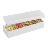 thumbnail of SOLIA Coffret carton blanc (base + couvercle) 245x80x50 mm - par 50 pièces