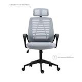 thumbnail of Cadeira de Escritorio com Rodas TaskMaster Pro Cinza Escuro 114x64x62cm 7house