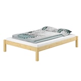 thumbnail of Doppelbett Massivholzbett Kiefer natur 140x200 Futonbett Bettrahmen Einzelbett Rollrost 60.35-14