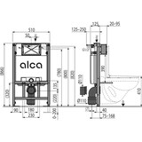 thumbnail of alcadrain Vorwandinstallationssystem für Trockenbau AM101/850