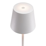 thumbnail of Securit® Lampe de table LED sans fil "Féline" - Blanc - Intérieur/Extérieur - Câble magnétique inclus