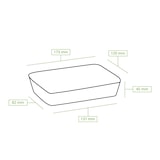 thumbnail of greenbox - Zuckerrohr Schalen 17 x 12 x 5 cm, 500 ml, rechteckig, 50 St.