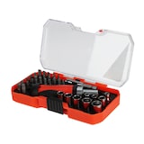 thumbnail of WellHome - Set van 25 stuks oranje en zwarte TPR ratelschroevendraaiers