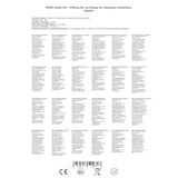 thumbnail of Fitting zum Aufschrauben auf Reinigungsbehälter aus Kunststoff, Art:flach- fitting