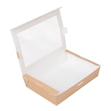 thumbnail of Caixas C/Janela 'Thepack' 1470 Ml 220 G/M2 + Opp 19,8X14X4,8 Cm Natural Cartão Ondulado Nano-Micro (200 Unidades)