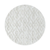 thumbnail of Carpetsale24 Teppich Rund 80 cm Creme, Hochflor Wohnzimmer Teppich, Weich & Flauschig, Skandinavisch Boho Stil, Langflor Shaggy, Skandi Design