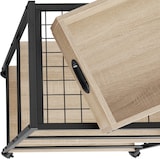 thumbnail of tectake Servierwagen Worcester 65x41,5x87cm  Industrial Holz Hell, Eiche Sonoma
