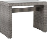 thumbnail of METRO Professional Mesa de Bar Barbados, aluminio / ratán sintético / vidrio, 60 x 140 x 110, color piedra