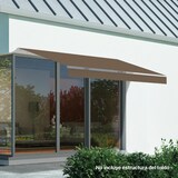 thumbnail of Plane für Markise 3x2 Taupe Polyester 280 gr/m2 – UV-Schutz – Rollbare Stoff 283x200cm – Ersatz für Terrasse und Garten-Markisen