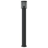 thumbnail of Helloshop26 - Lampadaires d'extérieur 3 pcs 110 cm acier inoxydable noir 02_0042546