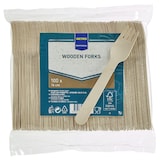 thumbnail of METRO Professional Einweggabeln, Holz, bioabbaubar, 16 cm, 100 Stück