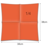 thumbnail of 50 Servietten Softpoint 38x38cm orange