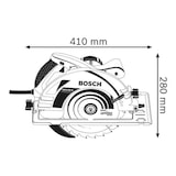 thumbnail of Scie circulaire Bosch Professional GKS 85G (5.000 tr/min) avec lame de scie circulaire, carton - 060157A900 BOSCH PROFESSIONAL