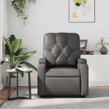 thumbnail of vidaXL Massagesessel Grau Kunstleder