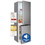 thumbnail of Exquisit Kühl-Gefrierkombination, Kühlschrank mit Gefrierfach, 4-Sterne-Gefrieren, 157 Liter, Schnellkühlen, KGC5231-60-E-050C inoxlook