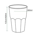 thumbnail of MONOUSO - Wiederverwendbarer Unzerbrechlicher Becher PP Türkis 420ml (420 Stück)