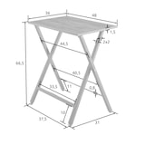 thumbnail of tectake Ensemble de 2 tables d’appoint pliables Phoenix - Bois clair industriel, Chêne Sonoma - 404778