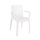 thumbnail of Gartenstuhl 2er Set IVAR - Kunststoff, Weiß | Gartenstühle Wetterfest Essstühle Outdoor Terrasse