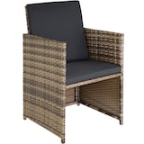 thumbnail of tectake Salon de jardin MALAGA 10 places avec housse de protection - marron naturel - 403731