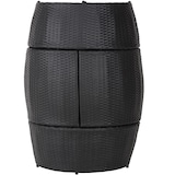 thumbnail of tectake Conjunto de ratán y aluminio Nizza  negro - 403139