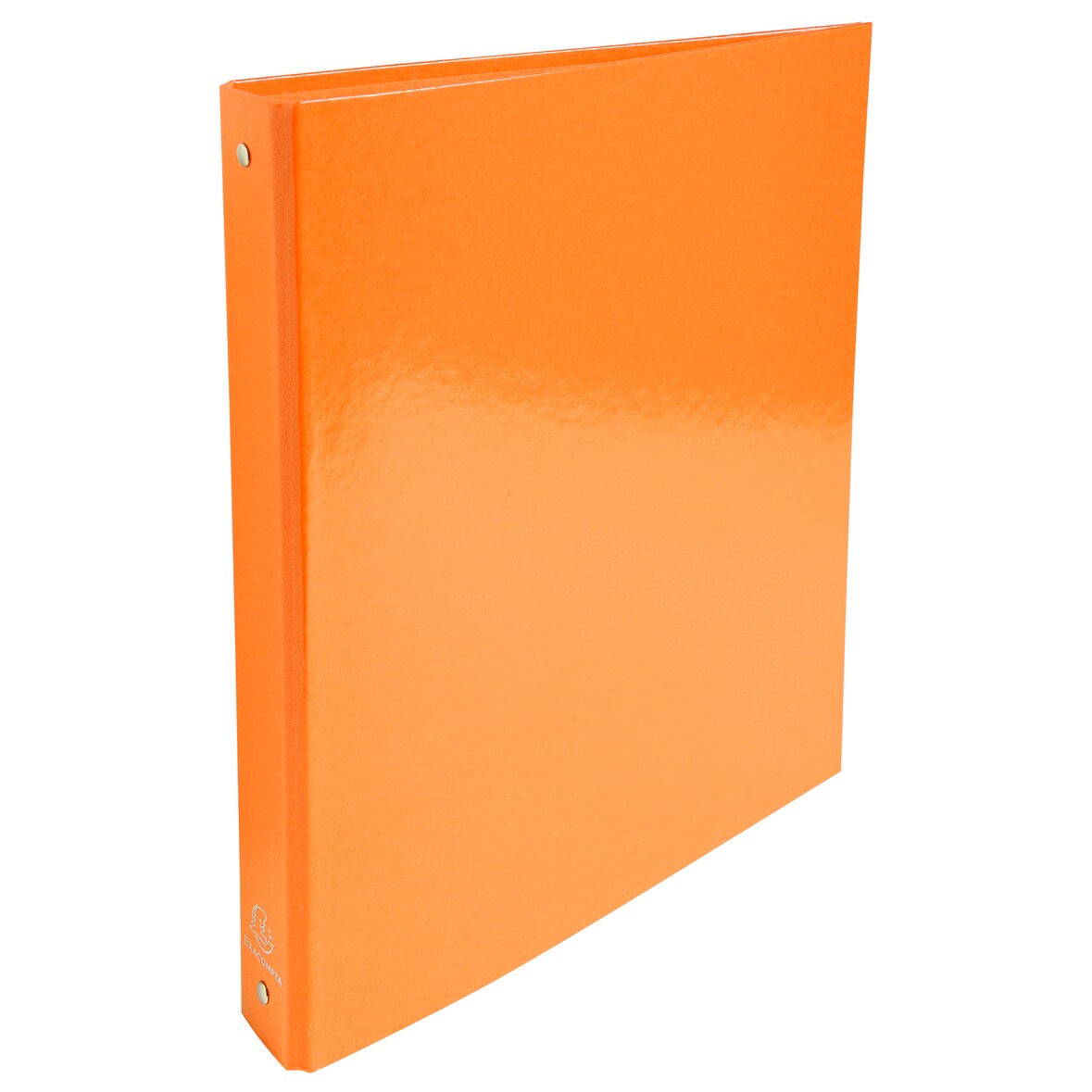 EXACOMPTA Classeur 4 anneaux Ø30mm Iderama en carte 18/10ème. Dos 4 cm, format A4. Coloris Orange