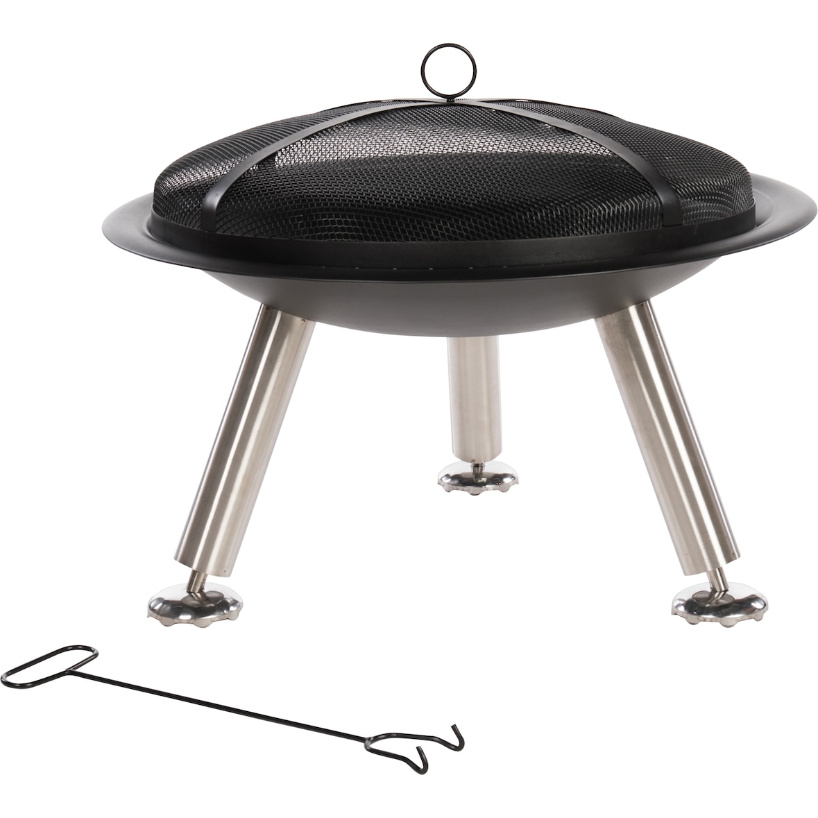 RedFire Feuerschale Chicago mit Funkenfänger 76 cm ø