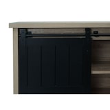 thumbnail of Sideboard HWC-K75, Highboard Étagère Armoire Porte coulissante 7 compartiments Aspect bois Métal industriel 84x150x40cm ~ naturel