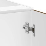 thumbnail of vidaXL Spoelbakonderkast Lucca bewerkt hout bruin eikenkleur